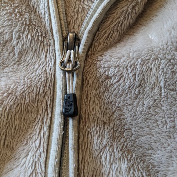 The North Face Small Beige Full Zip Fleece Vest - Picture 4 of 4